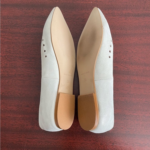 Sacha London Cream Ivory Women’s Flats Genuine Leather Made in Spain - Picture 6 of 7